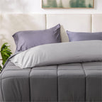 Bedsure Body Pillow Cover - Light Grey Long Cooling Pillow Cases, 100% Rayon Derived From Bamboo, Soft & Breathable Body Pillowcase With Envelope Closure, Gifts For Women Or Men, 1 Pack, 20X54 Inches