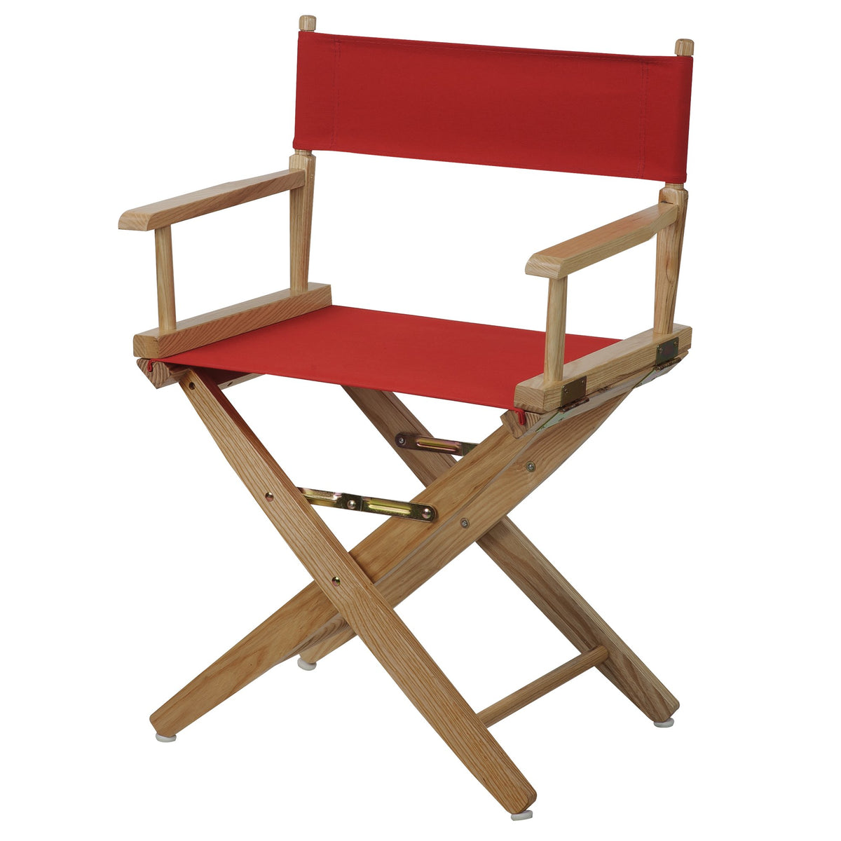 American Trails Extra-Wide Premium 18&quot; Director's Chair Natural Frame with Red Canvas