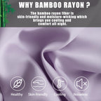 Telus Body Cooling Pillow Cases Cover, Bamboo Rayon Pillowcases With Zipper Closure, Cool And Breathable Pillow Case For Hot Sle