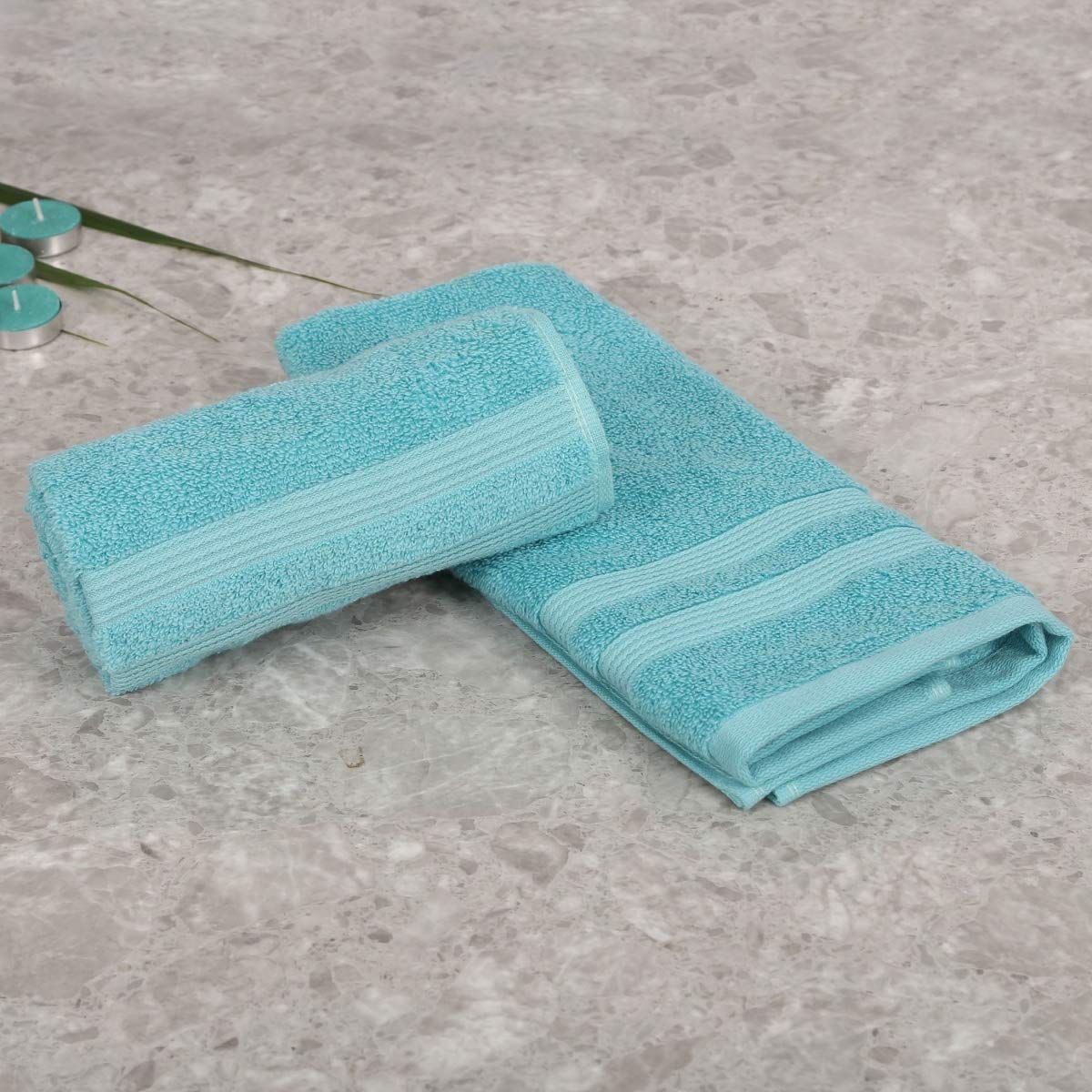 Home Centre Sapphire Super Absorbent Hand Towel Set 2 Pcs