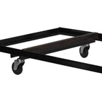 Flash Furniture Neena Black Folding Table Dolly for 30''W x 72''D Rectangular Folding Tables