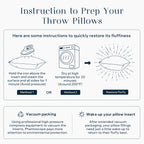 Phantoscope Pillow Inserts, 100% Virgin Fiber Hypoallergenic Polyester Throw Pillow Inserts, Square Pillows For Couch, Sofa, Bed, 18X18 Inch (Pack Of 2)