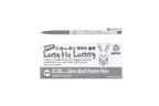 Zeesoon Xeno Lunatic Lunny 0.38Mm Slim Ball Point Pen Dozen Box 12 Pcs, Made In Korea (Black 12Pcs)