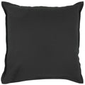 Rizzy Home | T3427C | Poly Fill Decorative Pillow | 20"x20" Light Blue/Black/Black Solid