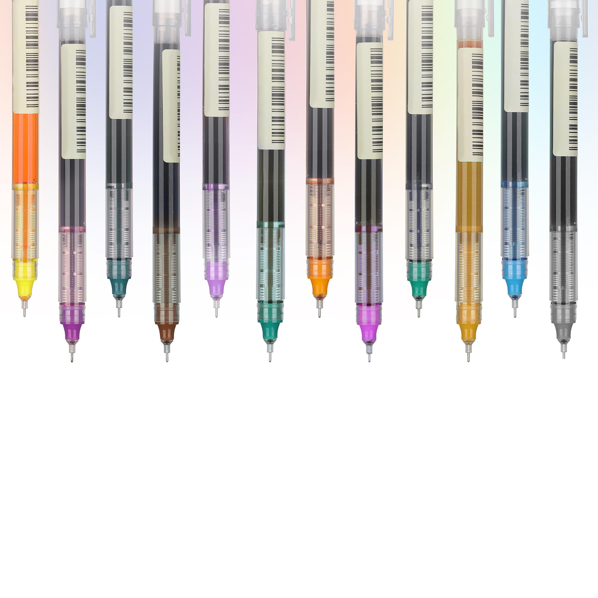 Riancy Fine Point Pen Colored Rollerball Pens Extra Fine Point Pens Liquid Ink Color Pens For Journaling Supplies Sketching Note