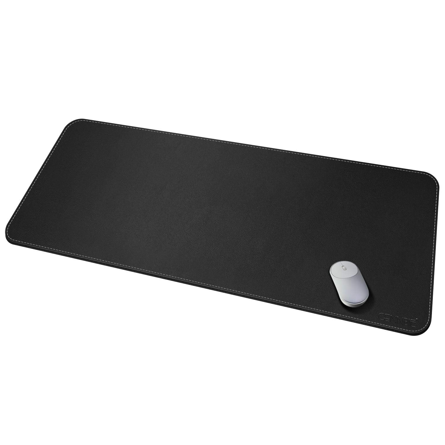Cennbie Leather Desk Mat For Full Desk,Extra Large Desk Pad,Desk Mats On Top Of Desks,Stitched Edges - 51' X 24' X 0.2' Xxxl