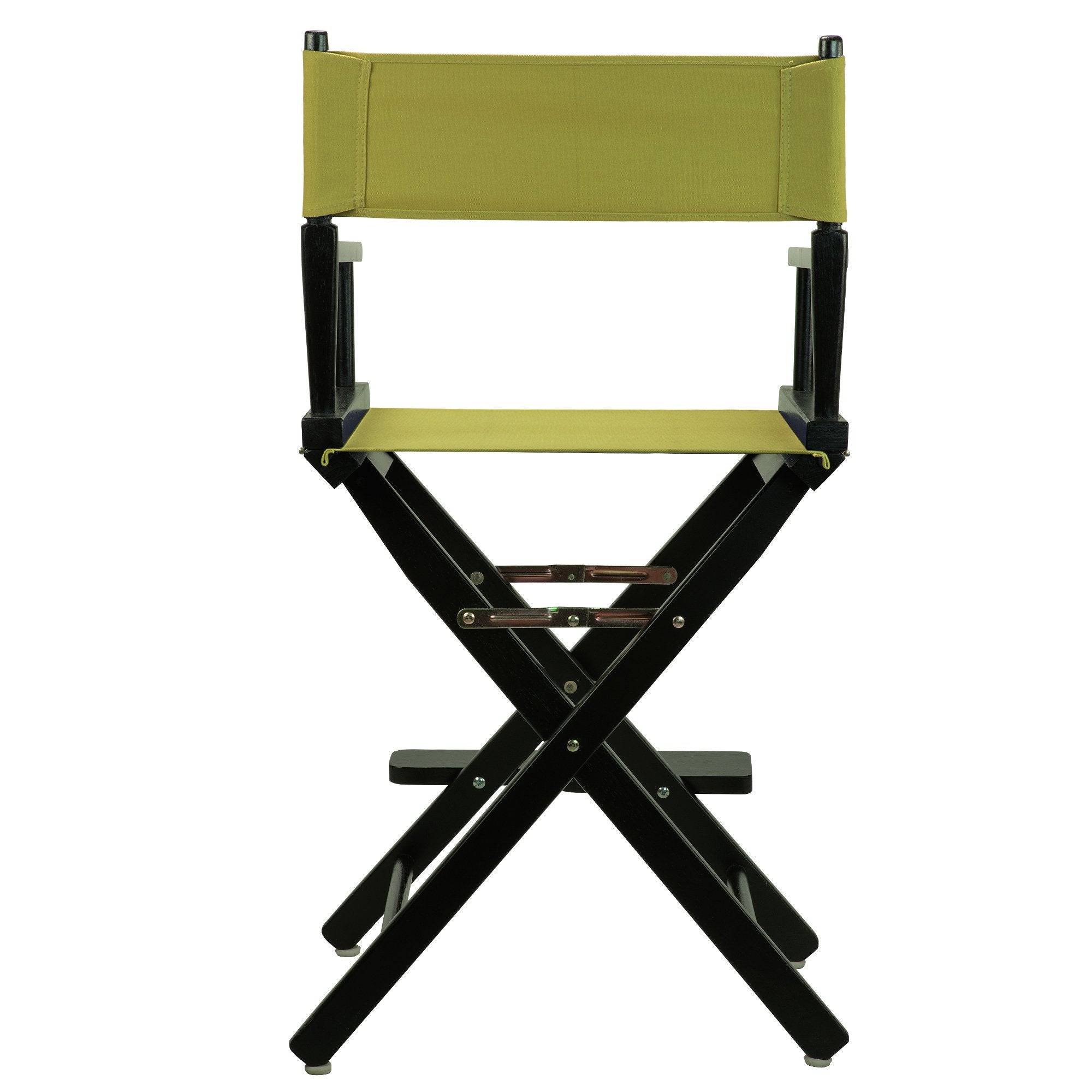 Casual Home 24" Director'S Chair Black Frame-With Olive Canvas, Counter Height