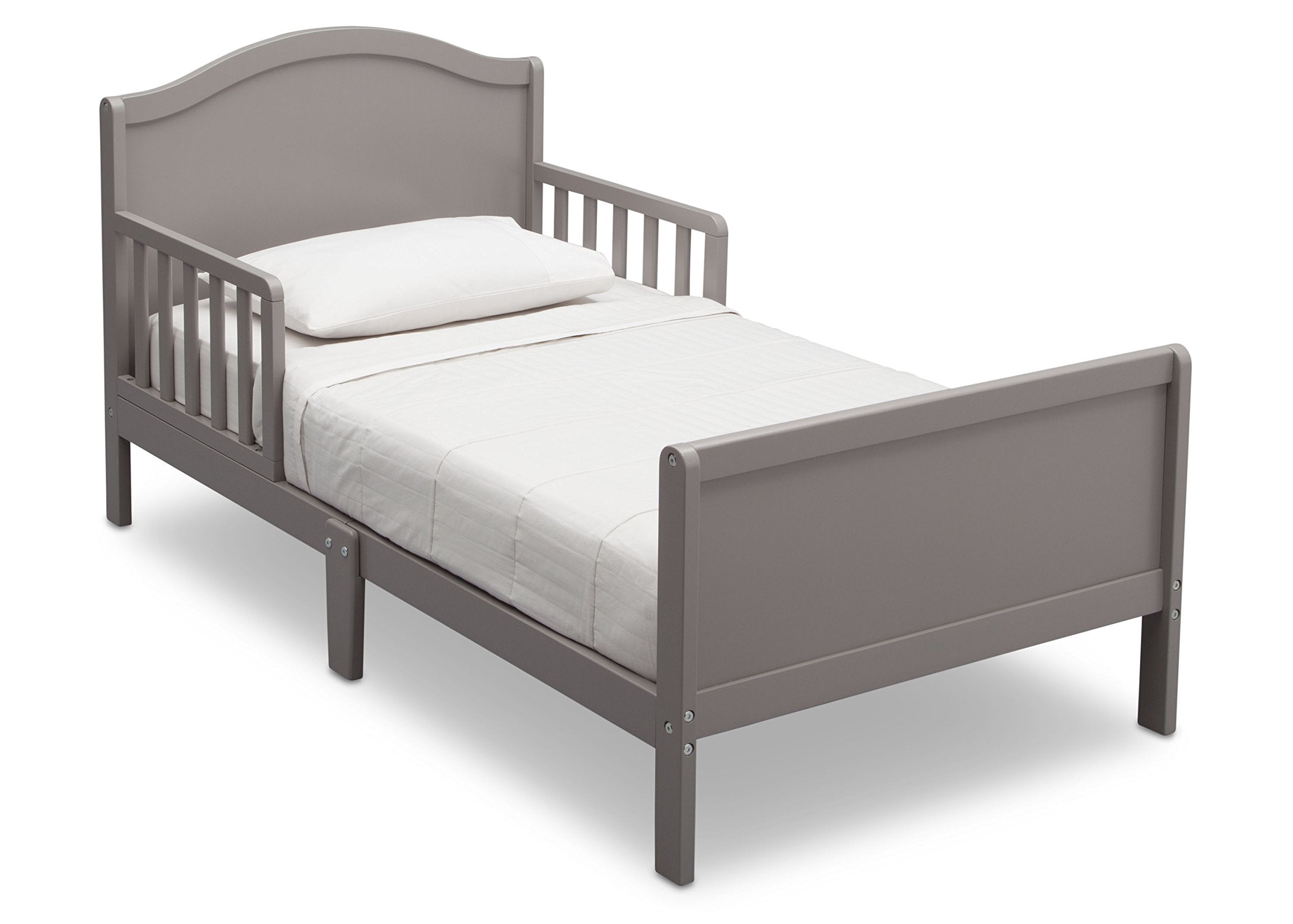 Delta Children Bennett Wood Toddler Bed - Greenguard Gold Certified, Grey