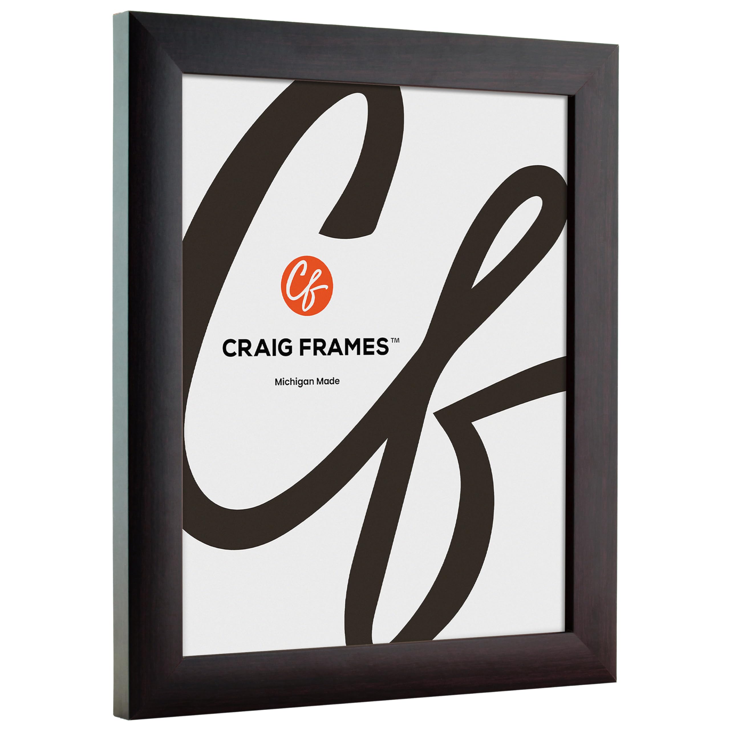 Craig Frames Contemporary, 9X27 Picture Frame, Brazilian Walnut