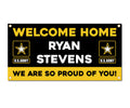 Milweb1 - Welcome Home U.S. Army/United States Military Customizable - Vinyl Banner, Sign, Print, Poster (4x8)