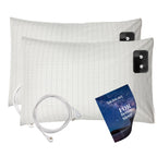 2Pcs Grounding Pillowcase King Conductive Silver Fiber Grounding Pillow Cover With 15Ft Grounding Cord Soft Safe For Better Slee
