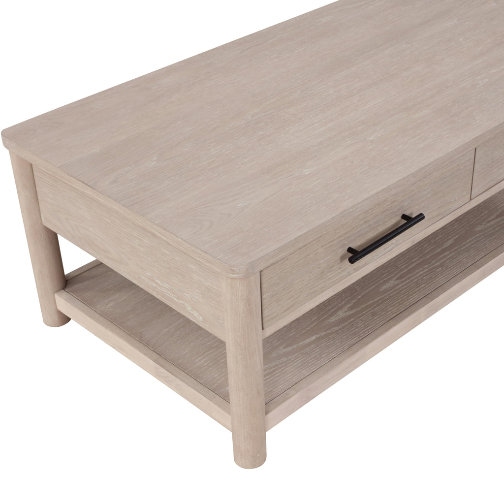 Steve Silver Furniture Gabby Cocktail Coffee Table, White
