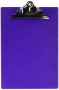 Saunders 21606 Recycled Plastic Clipboard W/Ruler Edge, 1' Clip Cap, 8 1/2 X 12 Sheets, Purple