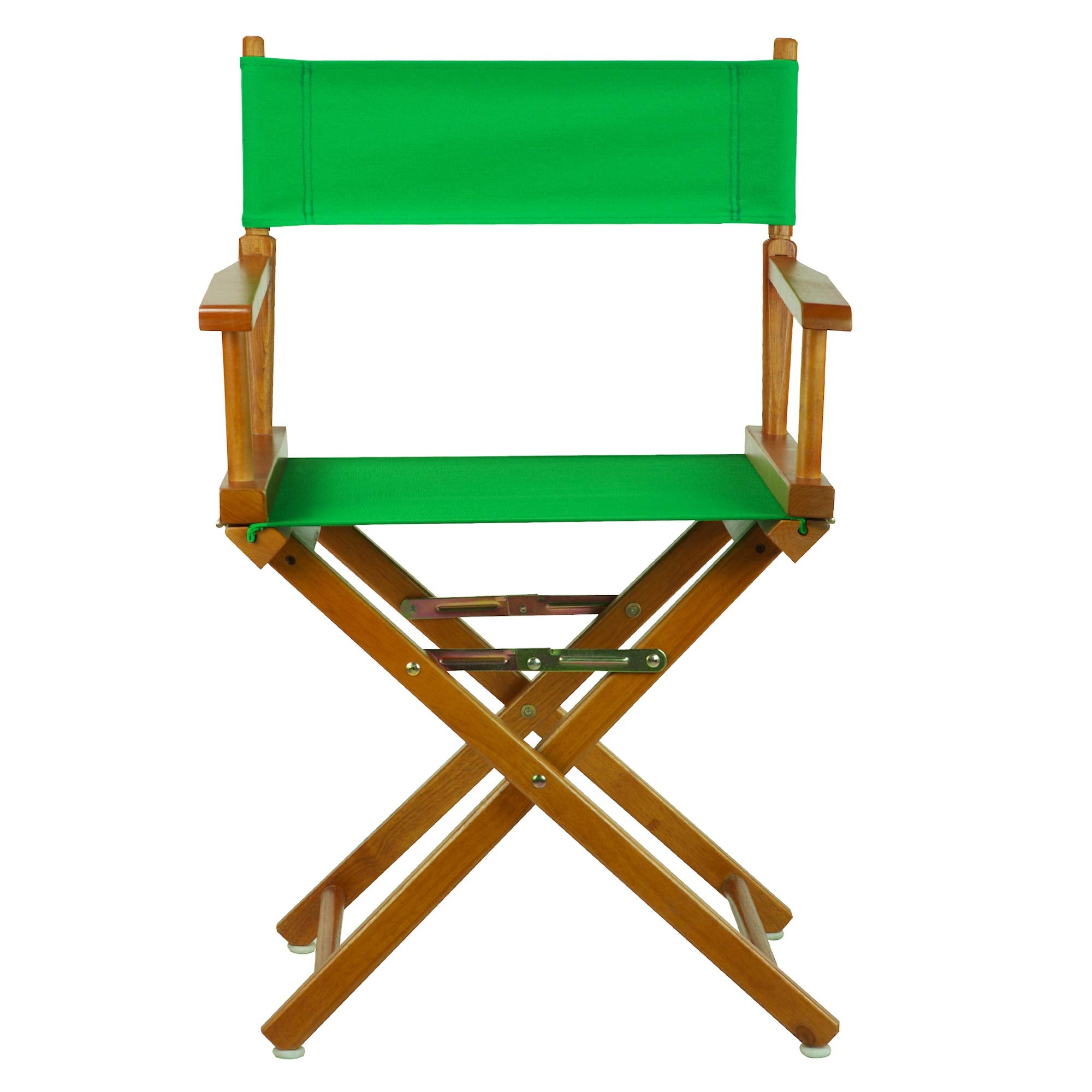 Casual Home Director'S Chair ,Honey Oak Frame/Green Canvas,18" - Classic Height