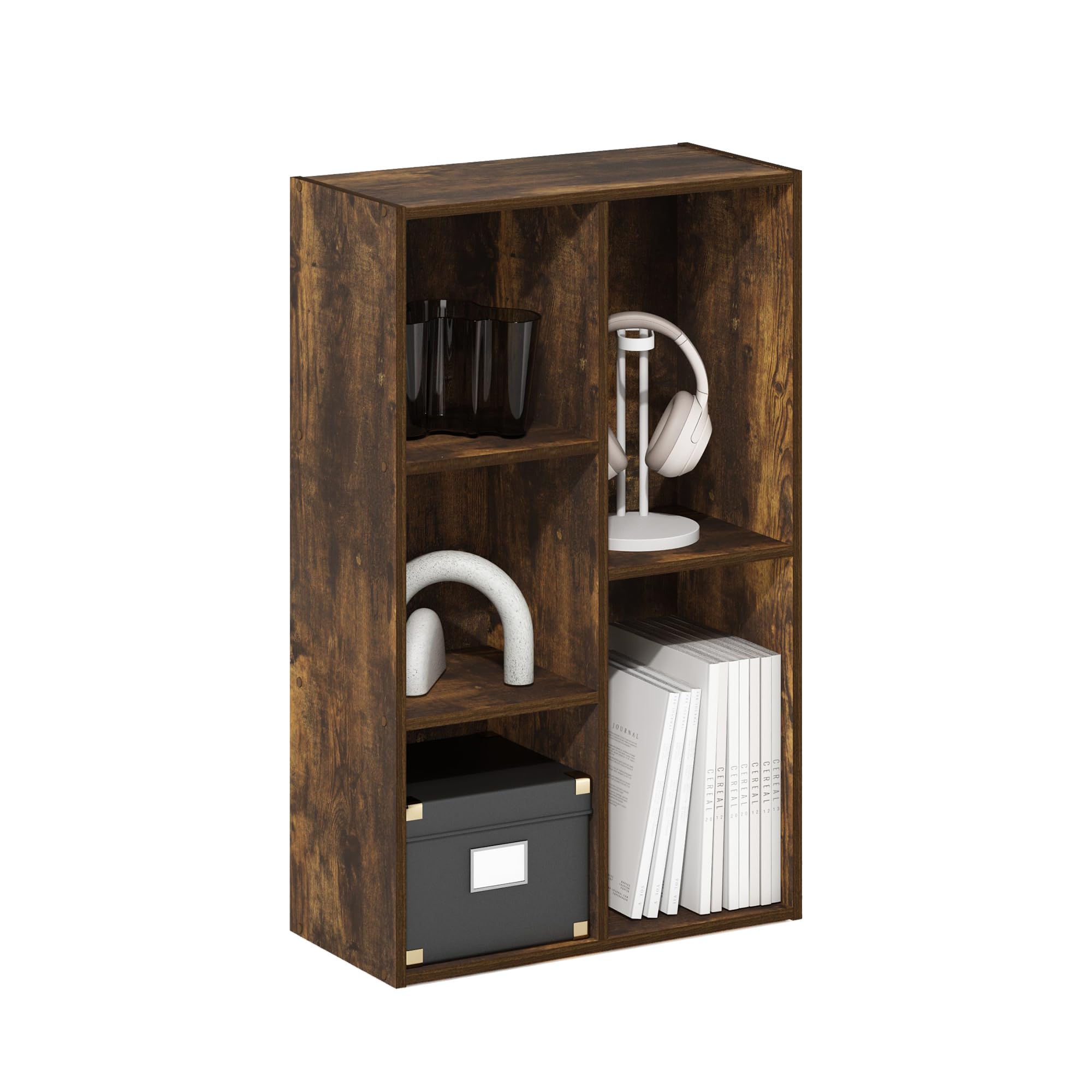 Furinno Luder 5-Cube Open Shelf - Thumbnail 2