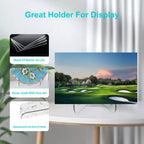 Boloyo 60-Degree Angle Acrylic Plate Display Stand , 6 Inch 5Pc Clear Acrylic Display Holder Easel Base For Home Office Kitchen