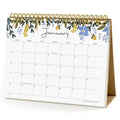 Small Desk Calendar 2025, Cabbrix Standing Flip Desktop Calendar Covers 16 Months Runs From March 2025 To June 2026, Flip Desk C