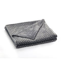 Relaxblanket 60'X80' Duvet Cover For Weighted Blanket | Premium Super Soft Minky Dot | Dark Grey