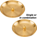 Oiiki Brass Incense Holder, Coil Incense Burner, Incense Stick Holder, Alloy Cone Ash Catcher For Indoor Outdoor Use (3 Styles)