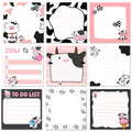Saypacck 9 Pads Cute Sticky Notes Cartoon Animal Self Stick Notepads 3X3 Inches Notes Adhesive Memo Pad Office Decor Gifts For S