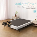 Upcanso 7 Inch Full Size Box Spring Bed Base, Low Profile Metal Boxspring Full Size With Fabric Cover, 3000 Lbs Max Weight Capacity Mattress Foundation, Noise-Free, Easy Assembly