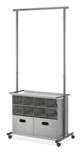 Whitmor Rolling Closet Organizer With Shelves & Drawers - Grey