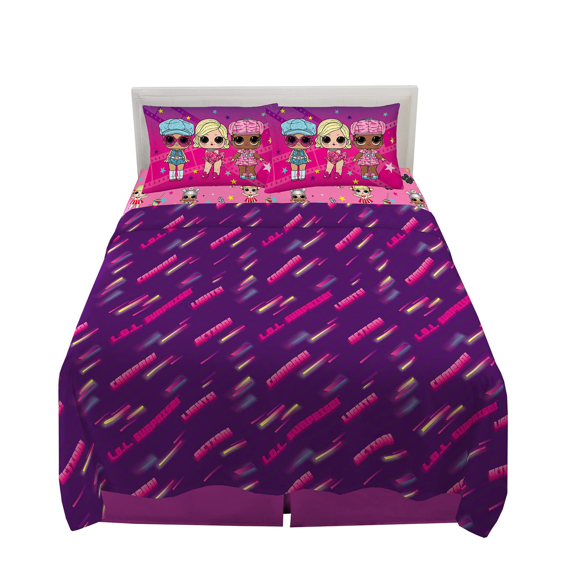 Franco Kids Bedding Super Soft Microfiber Sheet Set, Full, Lol Surprise