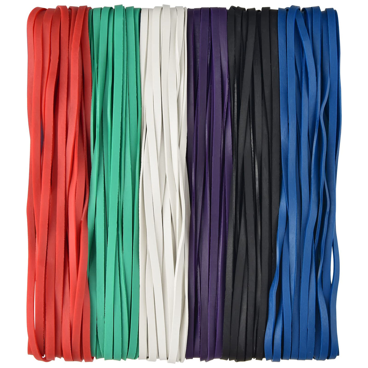 Coopay 120 Pieces Large Rubber Bands Trash Can Band Set Elastic Bands For Office Supply, Trash Can, File Folders, Cat Litter Box