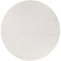 Nourison Versatile Indoor/Outdoor Ivory White 10' X Round Area Rug, Easy Cleaning, Non Shedding, Bed Room, Living Room, Dining R