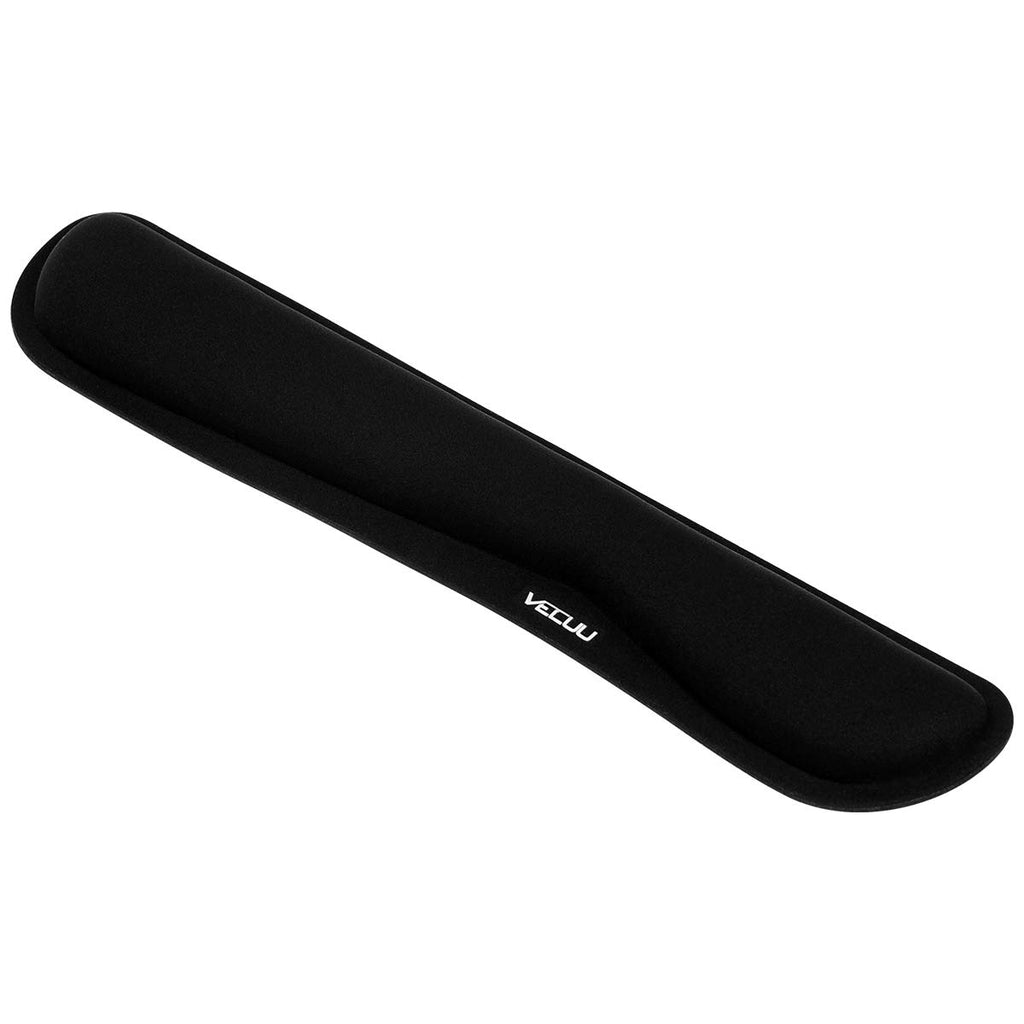 Vecuu Keyboard Wrist Rest, Pad With Ergonomic Raised Memory Foam For Easy Typing & Pain Relief, Anti-Slip Wrist Support Suit For