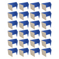 12 X 48 Study Carrel Blue Corrugated Pack Of 24