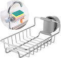 Stodern Stainless Steel Kitchen Sink Caddy Sponge Holder  Hanging Faucet Organizer Rack For Dishwashing Soap, Drain Rack, Bathr
