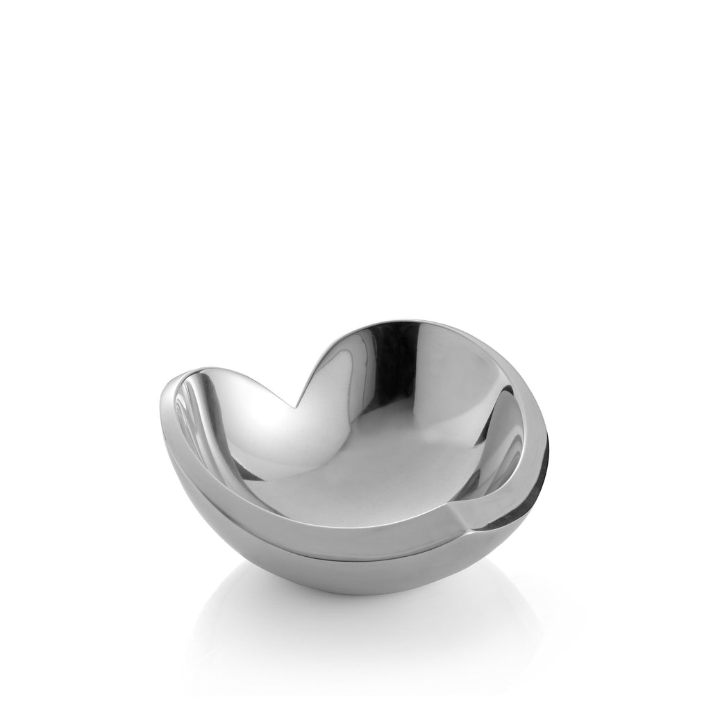 Nambe Alloy Classic Heart Bowl, Heart Shaped Modern Design, For Wedding, Anniversary, Valentines Day, Love Bowl, 8.5-Inch, Oven 