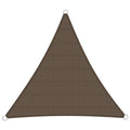 Windscreen4Less 24' X 24' X 24' Sun Shade Sail Triangle Outdoor Canopy Cover Uv Block For Backyard Porch Pergola Deck Garden Pat