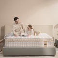 Queen Mattress,14 Inch Queen Size Mattresses in a Box,Medium Firm Queen Hybrid Mattress,with Memory Foam and Individual Pocket S