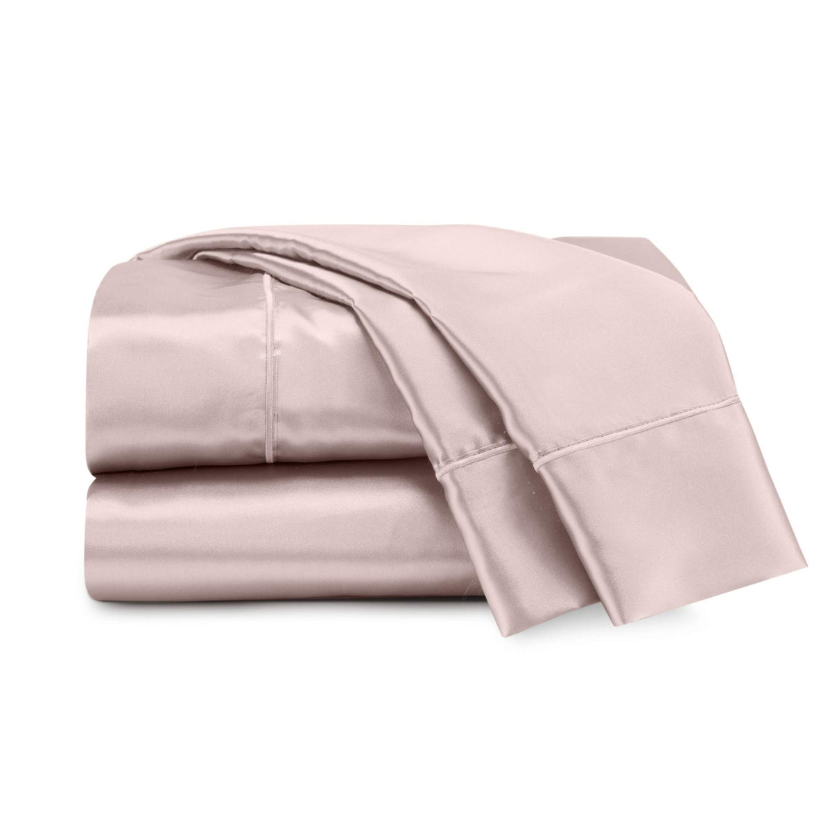 Martex Satin Silk 4 Piece Full Bed Sheet Set - Full Sheet Set - 1 Fitted Sheet, 1 Flat Sheet, 2 Pillow Case - Hotel Quality - Su
