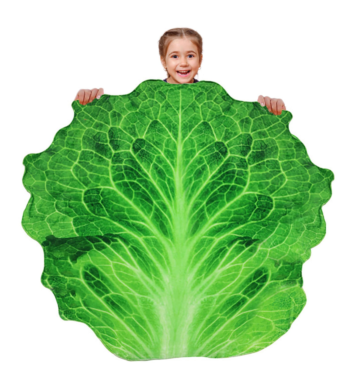 Alidamo Lettuce Throw Blanket Wrap Blankets Soft Premium Microfiber Fleece Novelty Gifts For Adult Kids Teens 60 Inch