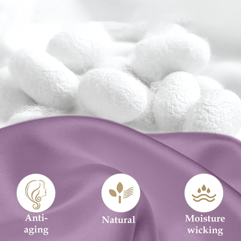 Inssl Silk Pillowcase For Women, Mulberry Silk Pillowcase For Hair And Skin And Stay Comfortable And Breathable During Sleep. (P