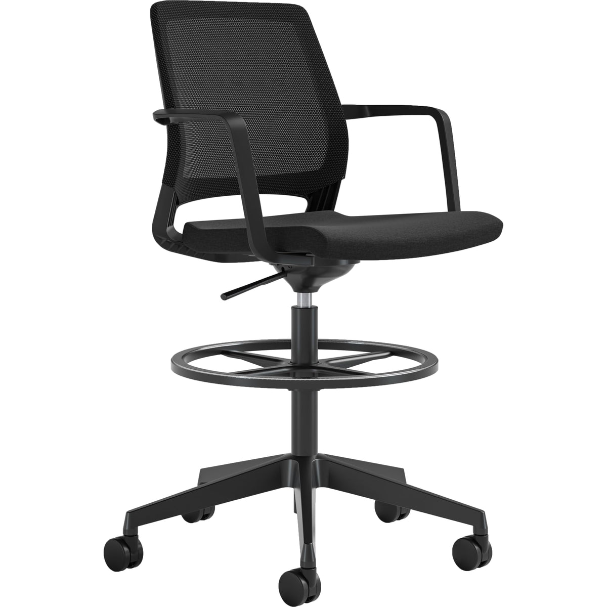 Safco Products Medina Extended-Height Office Chair, Black (6827BL)