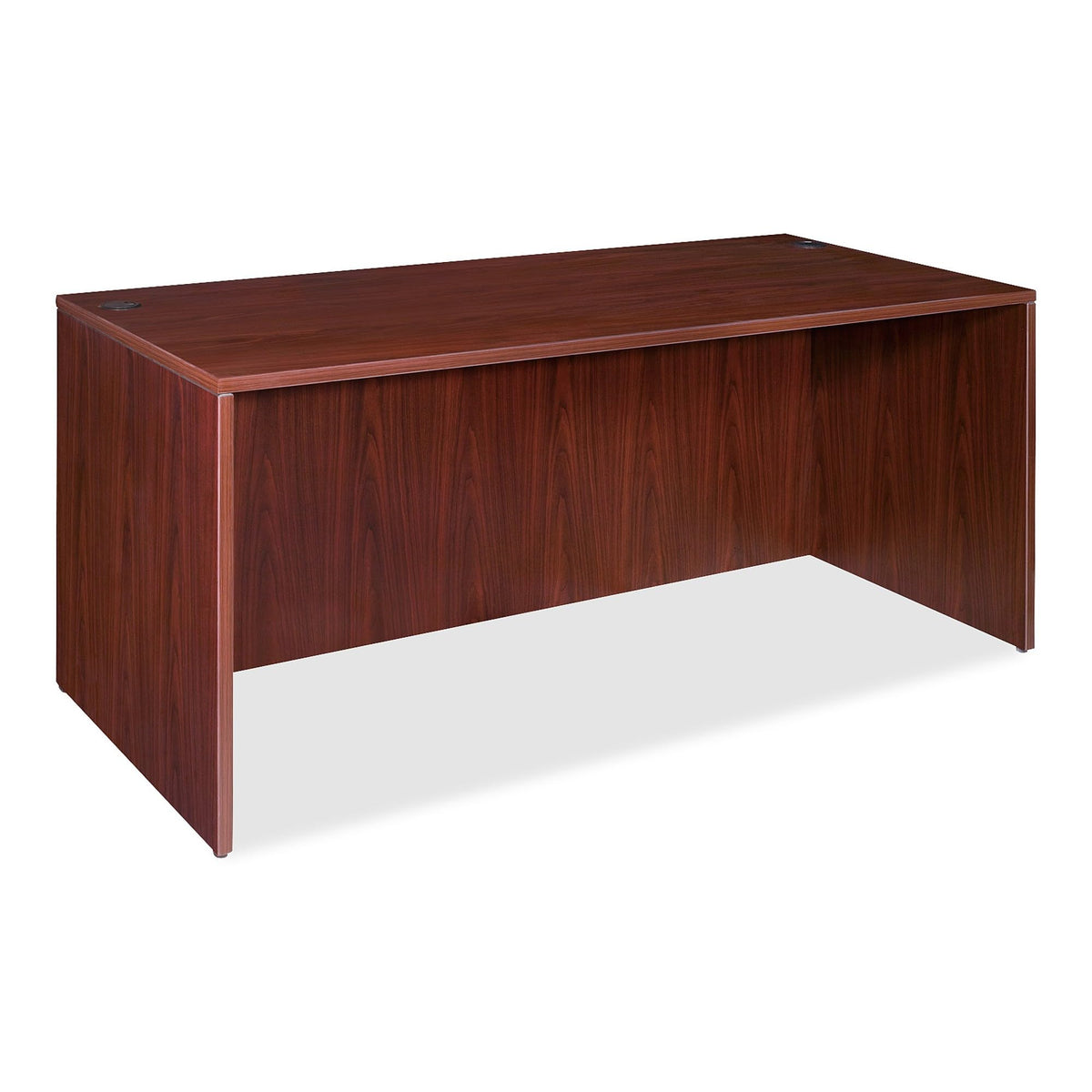 Lorell Desk Shell, 60 by 30 by 29-1/2-Inch, Mahogany