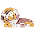 Story@Home Comforter Single Bed | 180Gsm Microfiber Blanket Single Bed | 150X 225Cm | Ac Comforter| Beige & Yellow Blanket | Flo