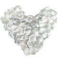 LZXD 1000 Pieces Silver Artificial Silk Rose Petals Flower Decoration Wedding Party Color Silver