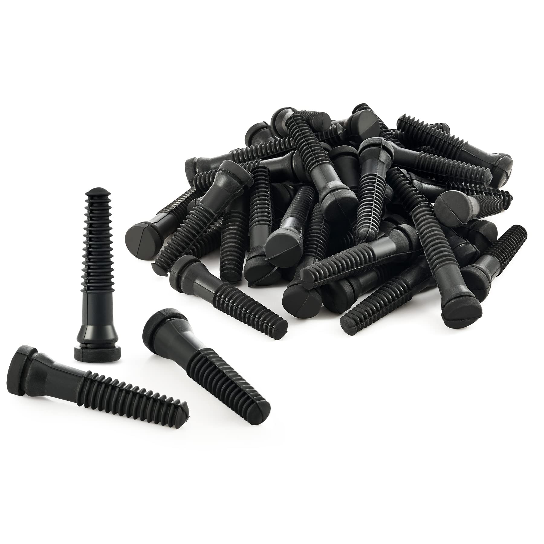 Creworks 100 Pcs Chicken Plucker Fingers For Plucker Machine, Mini Rubber Hair Removal Suit 3/4 Inch Holes, Durable Finger Pluck