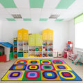 Engree Kids Rug, Classroom Carpets Playmat Rugs - 5X7 Ft Kids Carpet With Rubber Backing, Colorful Children'S Classroom Seating
