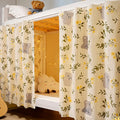 Bottom Bunk Bed Blackout Curtain Cute Dormitory Room Lightproof Curtain College Home Bed Blackout Curtains Privacy Cloth Breatha