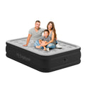 Hi Explore Air Mattress Full With Built In Pump Raised, With Comfortable Plush, Inflatable Blow Up Mattress, Portable Airbed For