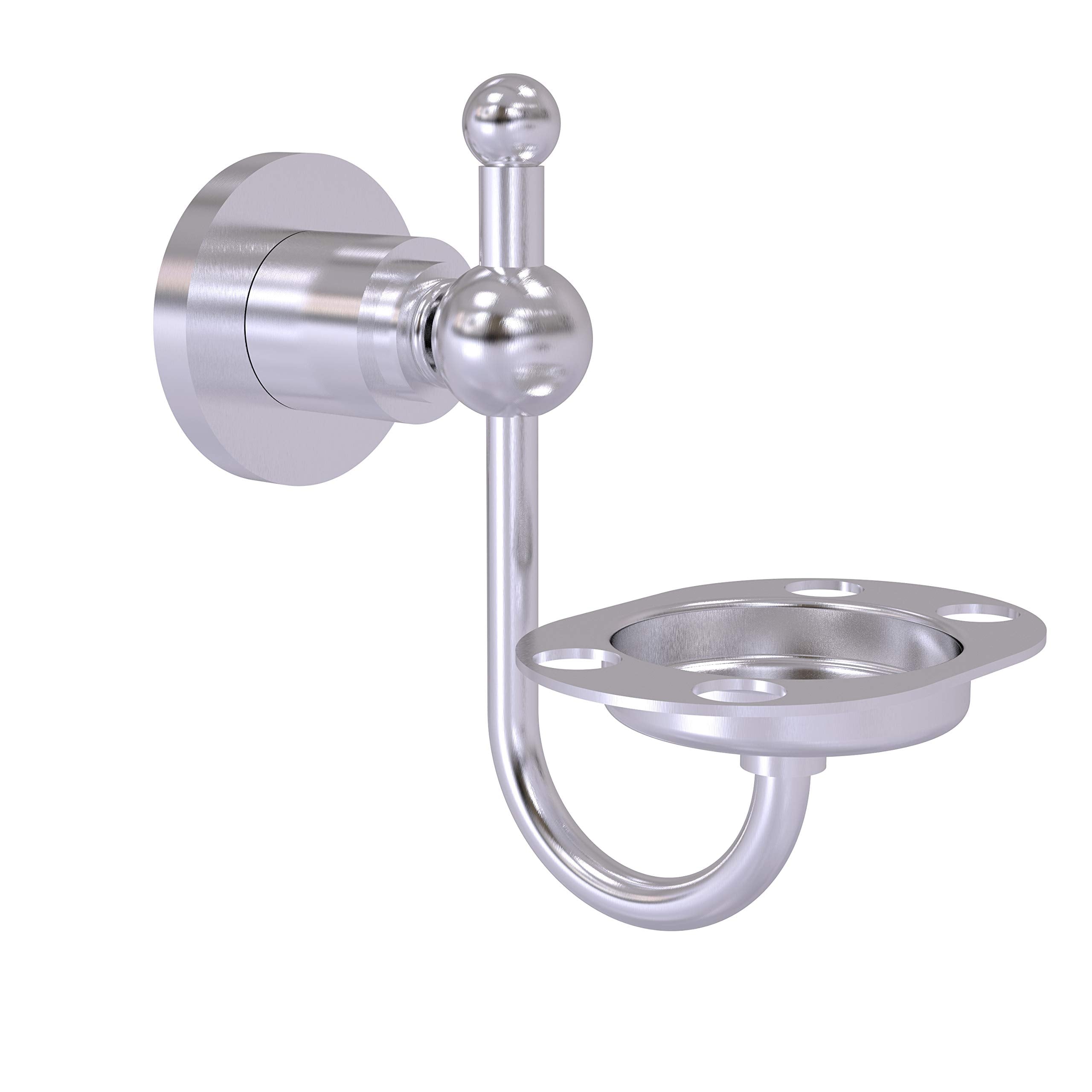 Allied Brass Astor Place Collection Tumbler Toothbrush Holder, Satin Chrome