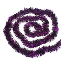 Dark Purple Tinsel Garland for Christmas Tree Decorations Wedding Birthday Party Supplies 33 FEET