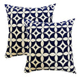 Pinkparrot Cotton Single Colour Printed Throw Pillow Covers/Cushion Covers (18X18Inches)  Set Of 2 Pcs Code0242