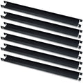 Peryiter Front to Back Rails Lateral Drawer Hanging File Bar Black File Cabinet Rails Stainless Steel File Cabinet Parts for Sid